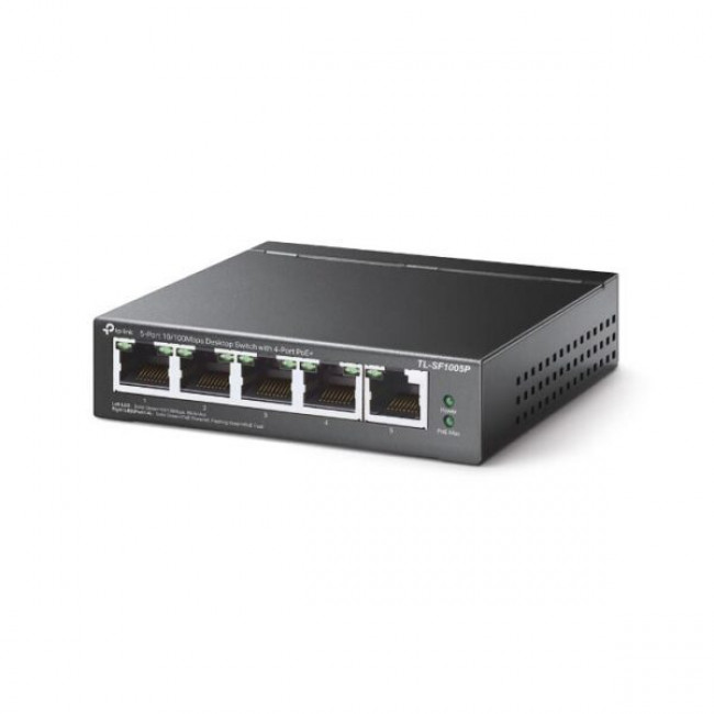 switch-5-cong-10100mbps-voi-4-cong-poe-tp-link-tl-sf1005p